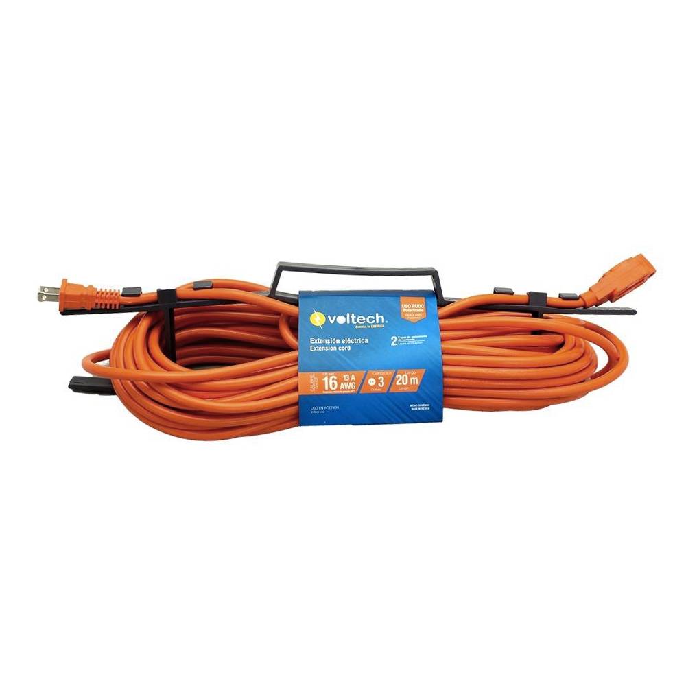 EXTENSION ELECTRICA USO RUDO 20M VOLTECK 48049