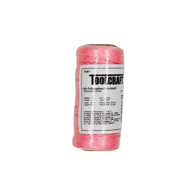 HILO POLIPROPILENO PARA ALBAÑIL TOOLCRAFT TC3871 