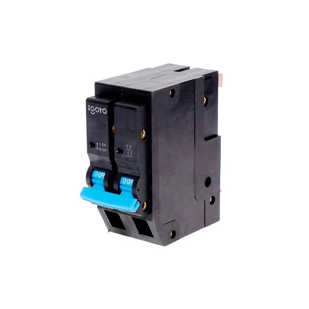 PASTILLA DOBLE 50A IGOTO (INTERRUPTOR TERMOMAGNETICO)