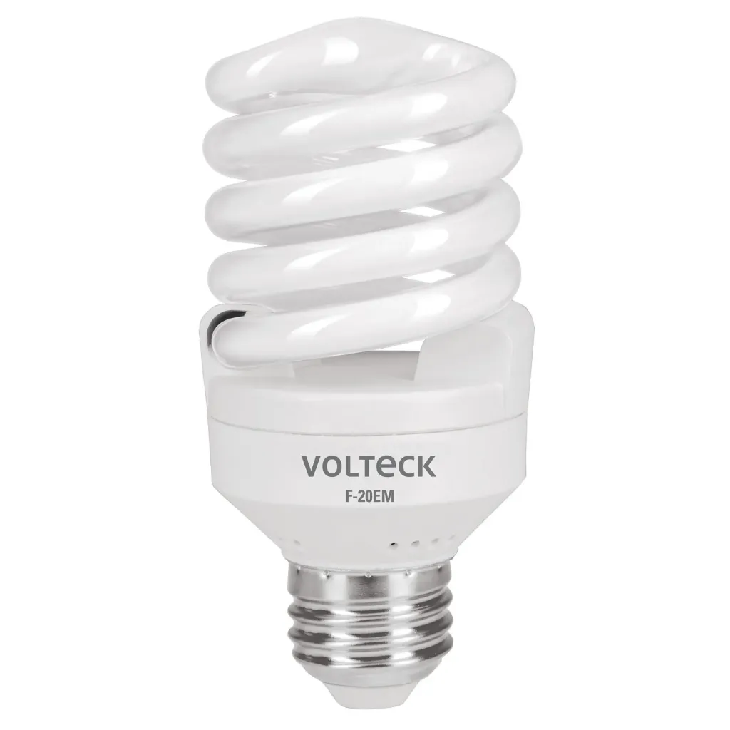 LAMPARA ESPIRAL MINI T2 20W LUZ DE DIA, VOLTECK (TRUPER) 48206