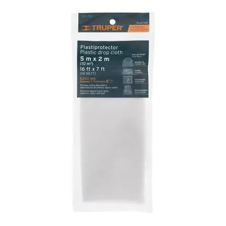 PLASTICO PROTECTOR 5 X 2 TRUPER 11108