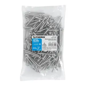 BOLSA CON 150 PIJAS PARA LAMINA #10 x 2", FIERO (TRUPER) 44426