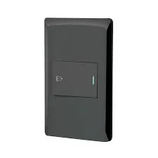 PLAMA ARMADA NEGRA 1 INTERRUPTOR 1.5 MODULOS,LISBOA(TRUPER)47891