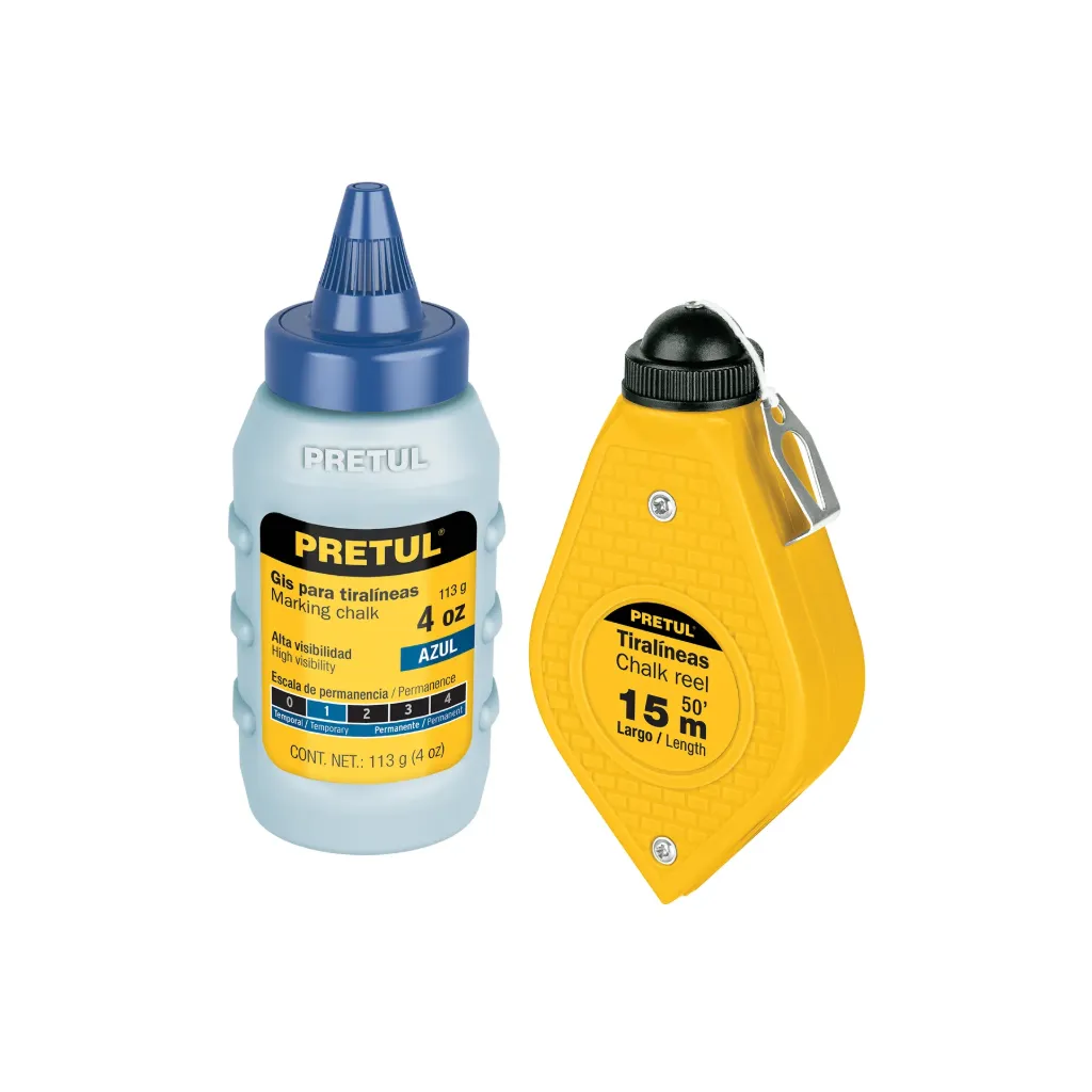 TIRALINEAS PLASTICO CON GIS 15M (50FT),PRETUL (TRUPER)28574