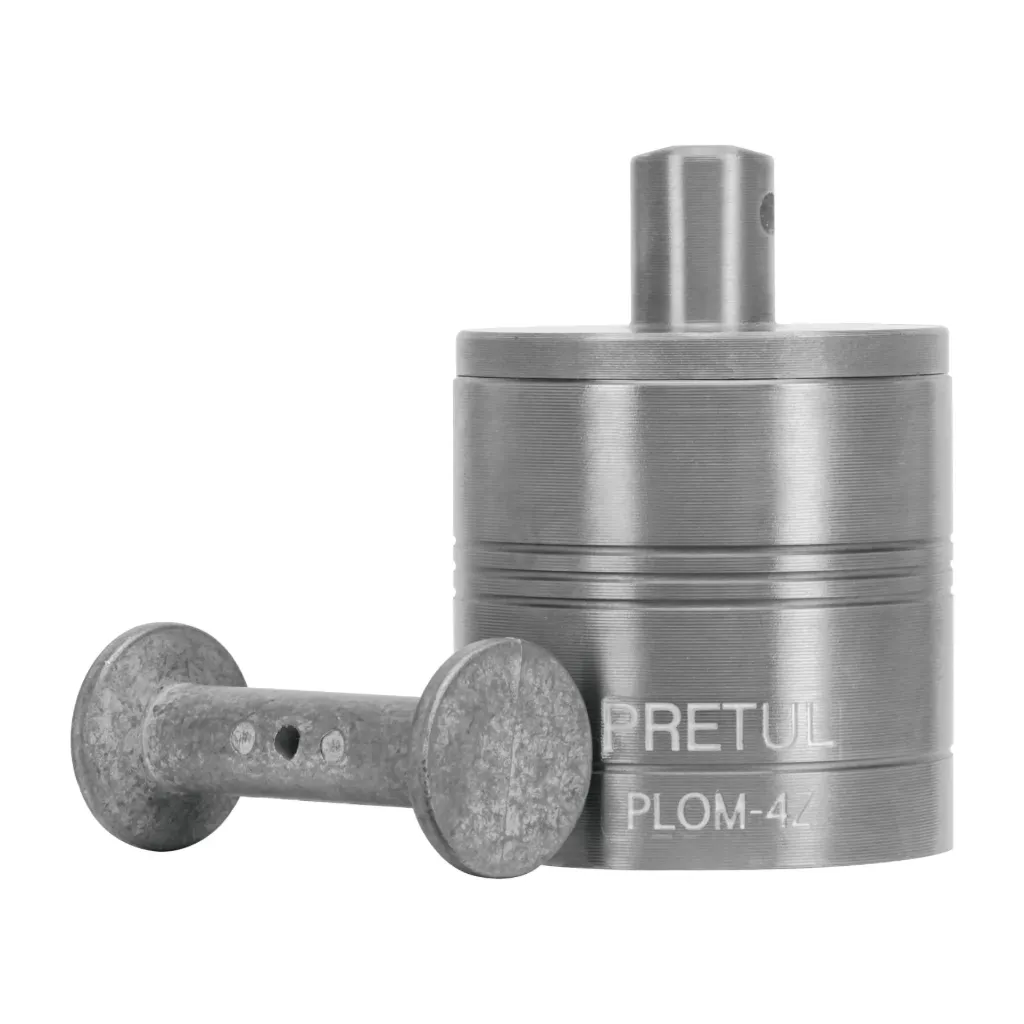 PLOMADA METALICA DE 675 G CON CENTRO,PRETUL(TRUPER)22464