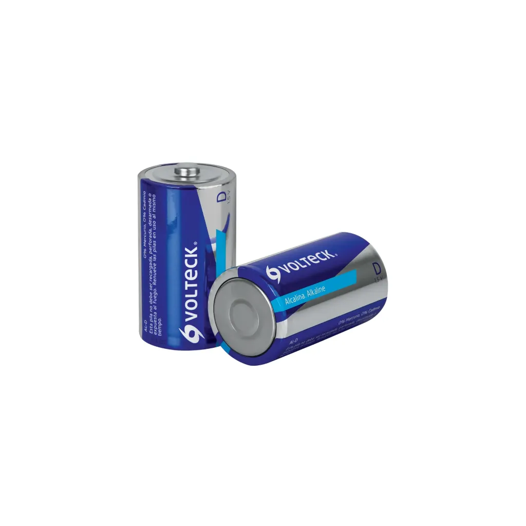 BLISTER CON 2 PILAS ALCALINAS D ,VOLTECK (TRUPER)46318