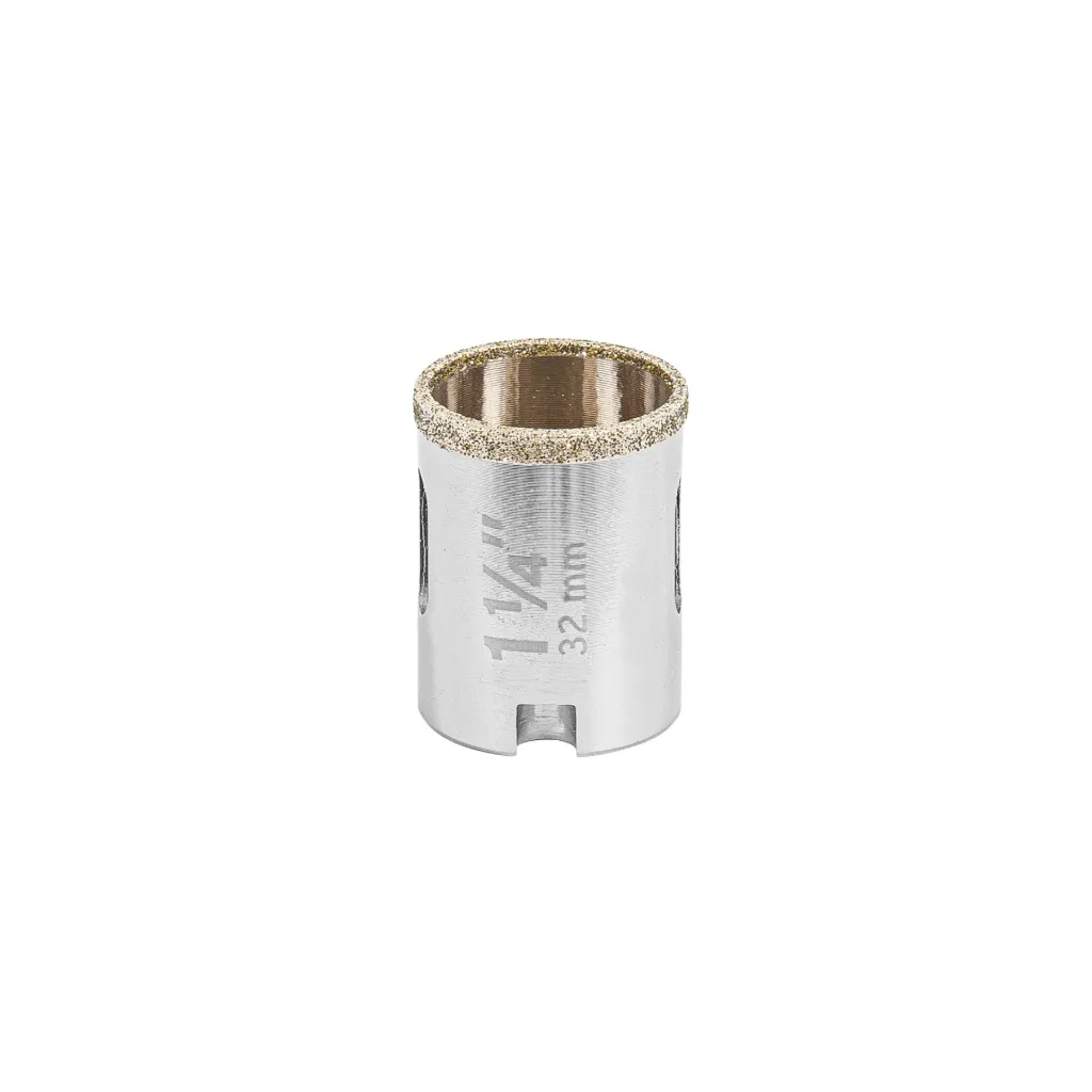 BROCASIERRA DIAMANTE BORDE CONTINUO CON ROSCA MANDRIL 3/8 - 1 1/8" 17127 TRUPER